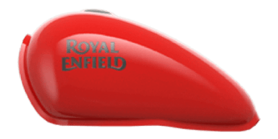 royal enfield Meteor 350 fireball Red colour tank