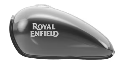 royal enfield Meteor 350 fireball black custom colour tank