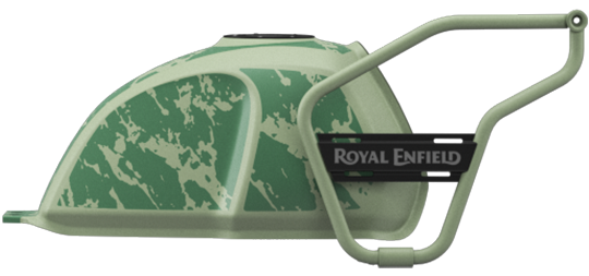 Royal Enfield Himalayan pine green Tank